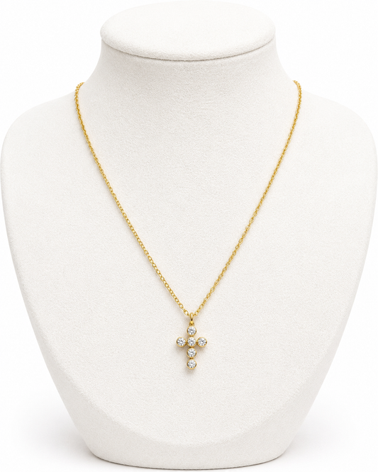 Mini cruz necklace