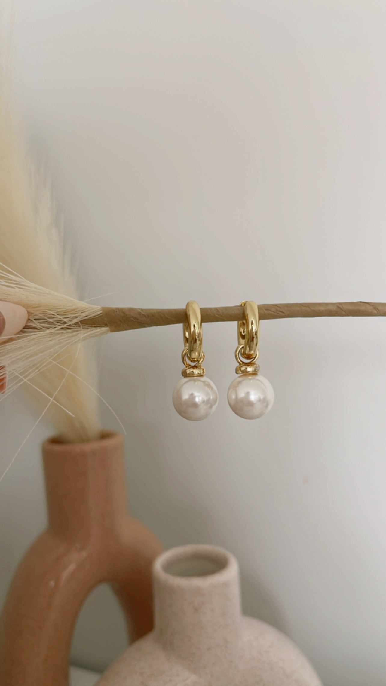 Pearl Hoops